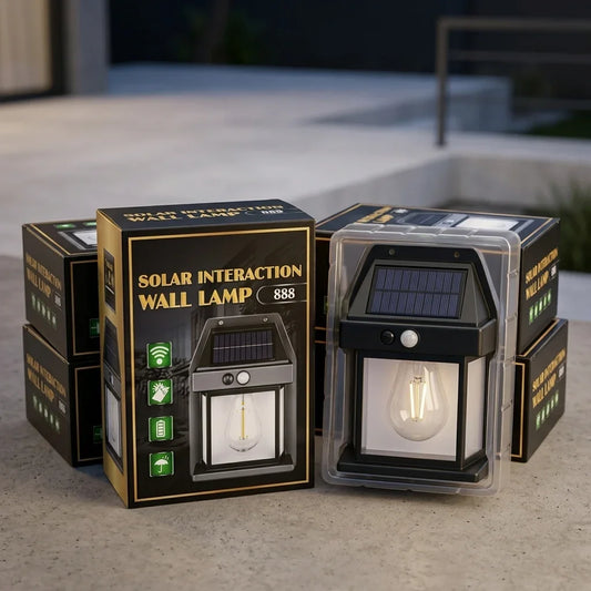 Solar Interaction Wall Lamp – Outdoor Waterproof LED Motion Sensor Solar Light (Model 888)