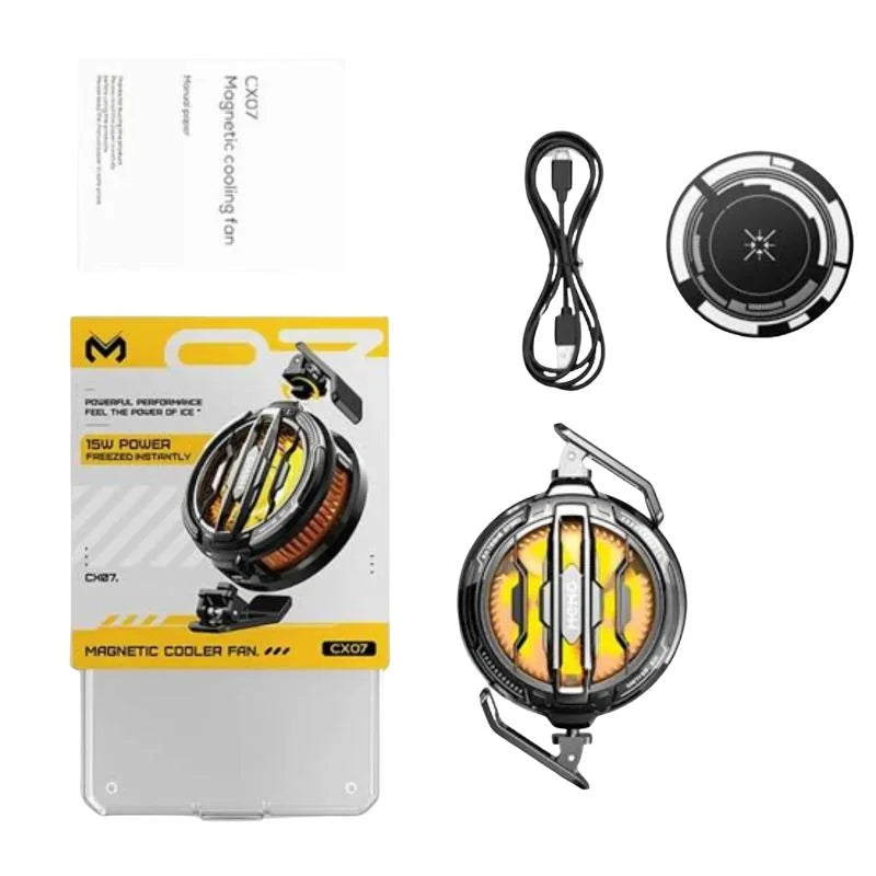 MEMO CX07  Mobile Cooling Fan 15W | Semiconductor Phone Cooler for Gaming | Magnetic Mobile Radiator for Android & iPhone