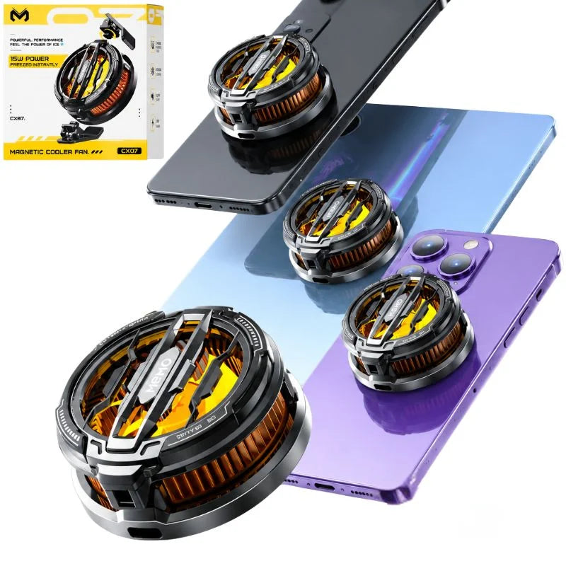 MEMO CX07  Mobile Cooling Fan 15W | Semiconductor Phone Cooler for Gaming | Magnetic Mobile Radiator for Android & iPhone