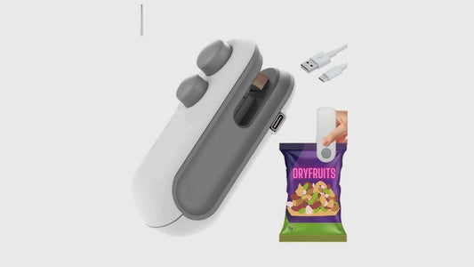 Portable Rechargeable Mini Bag Sealer – Handheld Heat Sealing Machine for Plastic Bags