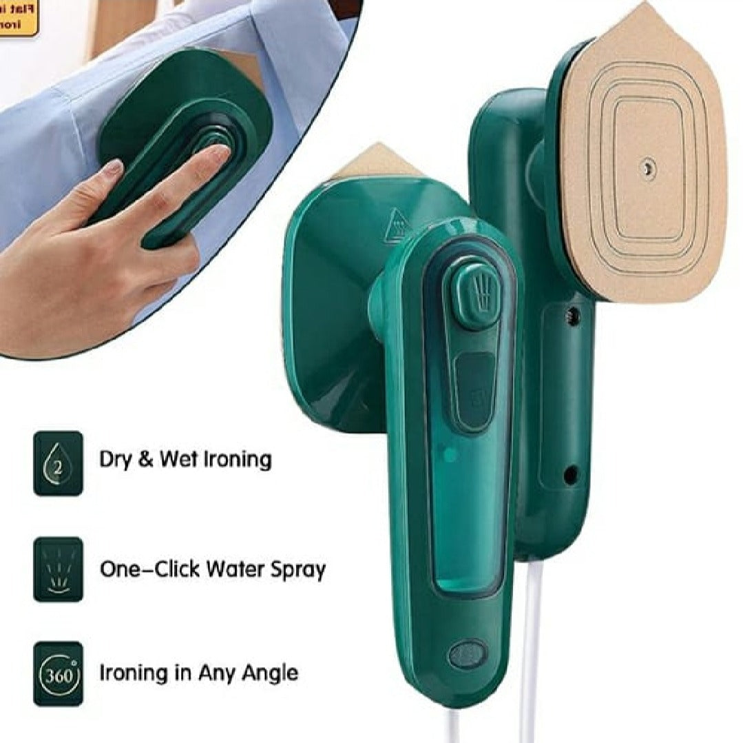 Mini 180° Foldable Handheld Steam Iron – Portable Travel Garment Steamer for Fast Wrinkle Removal