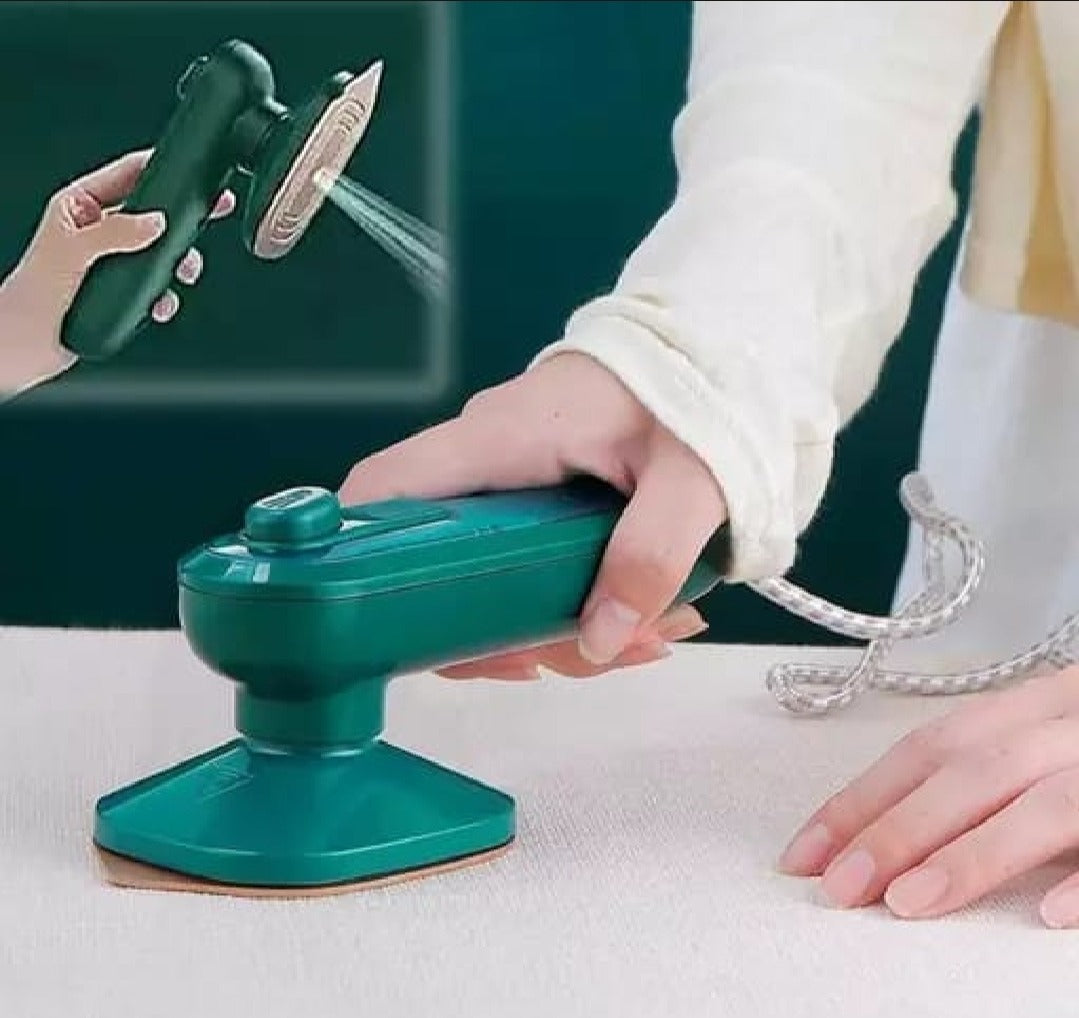 Mini 180° Foldable Handheld Steam Iron – Portable Travel Garment Steamer for Fast Wrinkle Removal