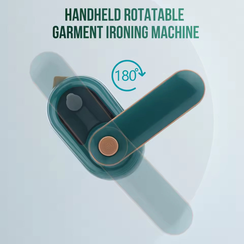 Mini 180° Rotatable Handheld Steam Iron – Foldable Travel Garment Steamer