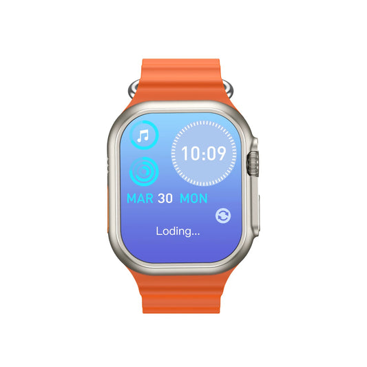 V200 Ultra 2.2" Smart Watch with Wearfit Pro App – IP68 Waterproof Sport Fitness Watch (Orange)