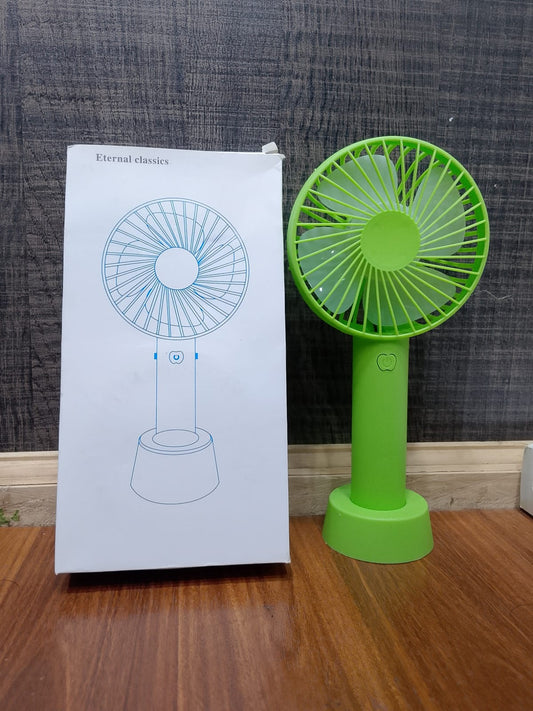 Portable Hand Fan – Mini Desktop Cooling Fan | Rechargeable Personal Air Fan