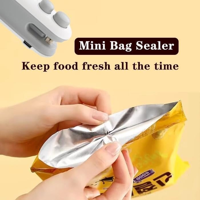 Portable Rechargeable Mini Bag Sealer – Handheld Heat Sealing Machine for Plastic Bags