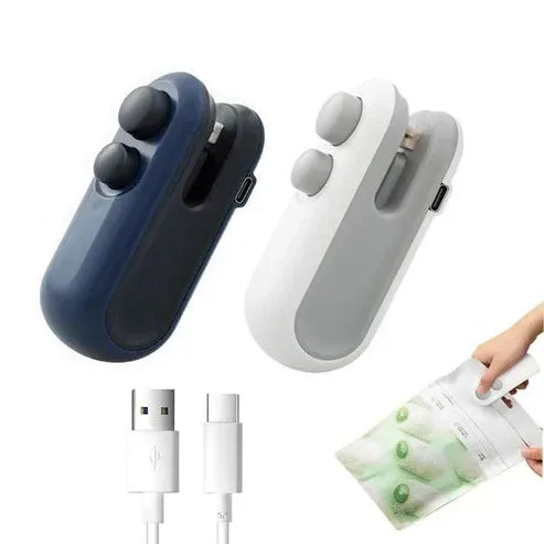 Portable Rechargeable Mini Bag Sealer – Handheld Heat Sealing Machine for Plastic Bags
