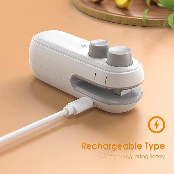 Portable Rechargeable Mini Bag Sealer – Handheld Heat Sealing Machine for Plastic Bags