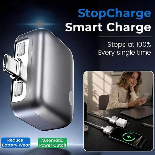 Automatic Charging Disconnector | Model LX-007 | Smart Auto Power Cut-Off Battery Protector | Type-C to Type-C Fast Charging Guardian