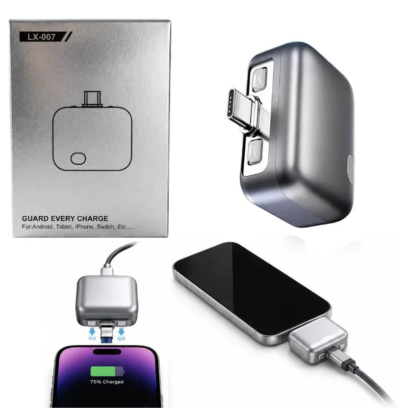 Automatic Charging Disconnector | Model LX-007 | Smart Auto Power Cut-Off Battery Protector | Type-C to Type-C Fast Charging Guardian